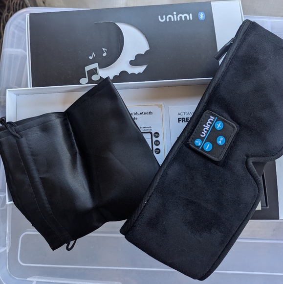 Unimi Bluetooth Music Eye Mask LOT 5 🖤 Great stocking stuffers 🧦 Music SPA - Picture 5 of 13